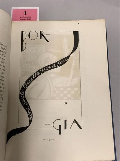 * [DUFY]. Almanach des lettres et des arts....