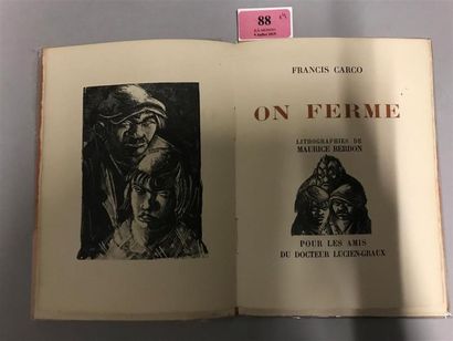 * CARCO (Francis). Ensemble de 4 ouvrages...