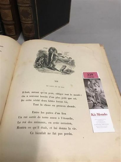 * GRANDVILLE. Cent proverbes. Par Trois têtes...
