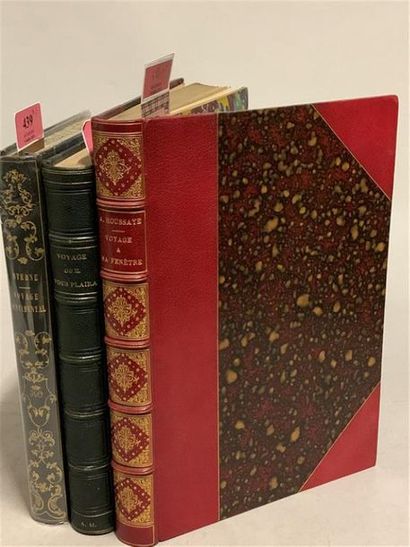 * Ensemble de 3 ouvrages en 3 volumes, comprenant...