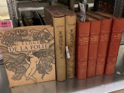 * Ensemble de 3 ouvrages en 7 volumes, comprenant...