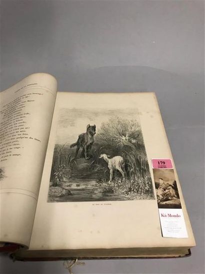* DORÉ. LA FONTAINE. Fables.
Paris, Hachette,...