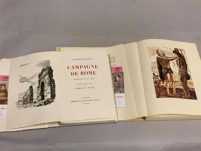 * JOSSO. CHATEAUBRIAND. Campagne de Rome.
Tartas,...