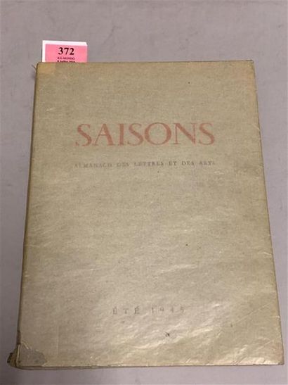 * Saisons. Almanach des lettres et des arts
Editions...