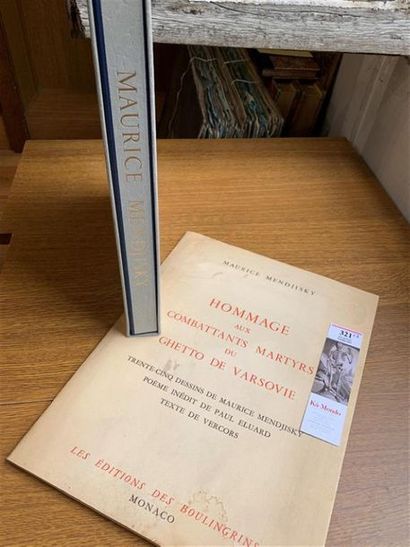 [Judaïca]. MENDIJSKY. VERCORS. ELUARD (Paul)....