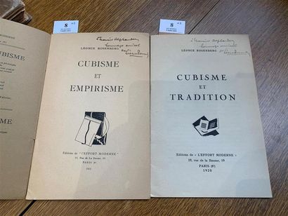 [Cubisme]. ROSENBERG (Léonce). Ensemble de...