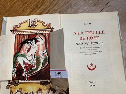 [Curiosa]. [MAUPASSANT (Guy de)]. À la feuille...