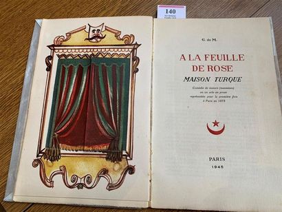 [Curiosa]. [MAUPASSANT (Guy de)]. À la feuille...
