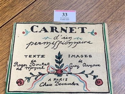 ARNOUX. BOUTET DE MONVEL (Roger). Carnet...