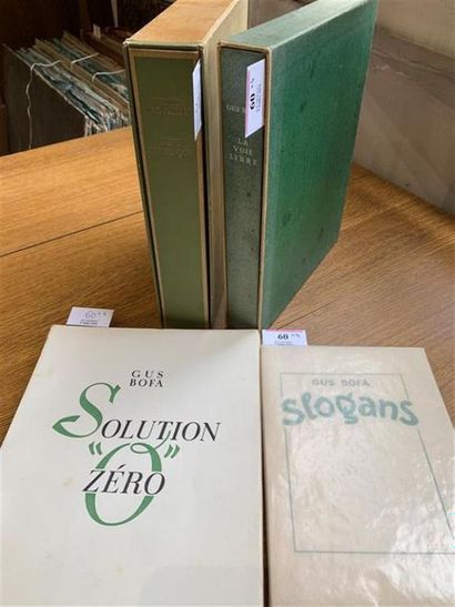 BOFA (Gus). Slogans. Paris, Librairie des...