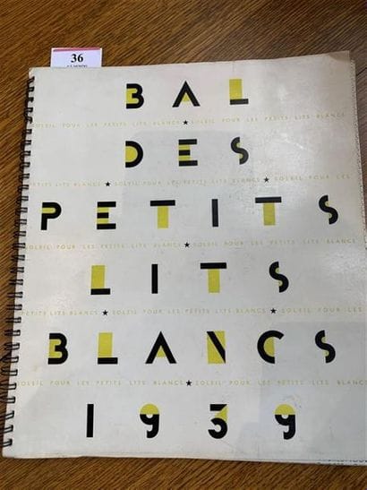 Bal des petits lits blancs. Paris, 1939....