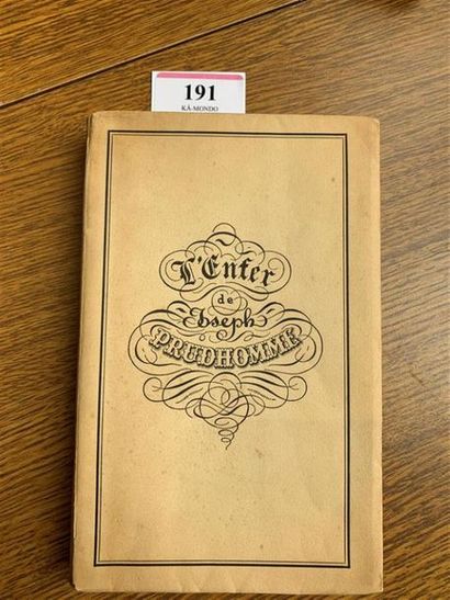 [Curiosa]. [DULAC]. [MONNIER (Henry)]. L'Enfer...