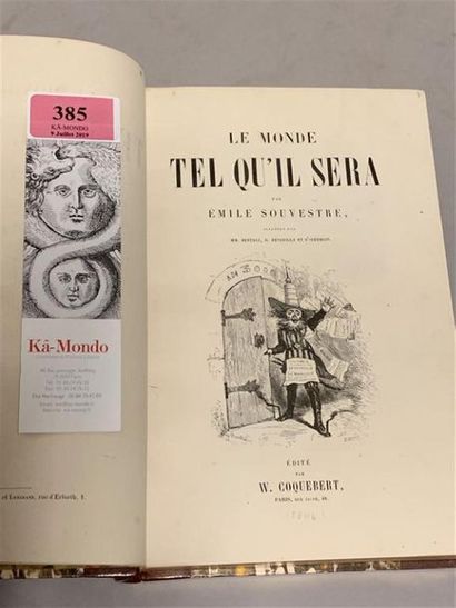 * SOUVESTRE (Emile). Le monde tel qu'il sera....