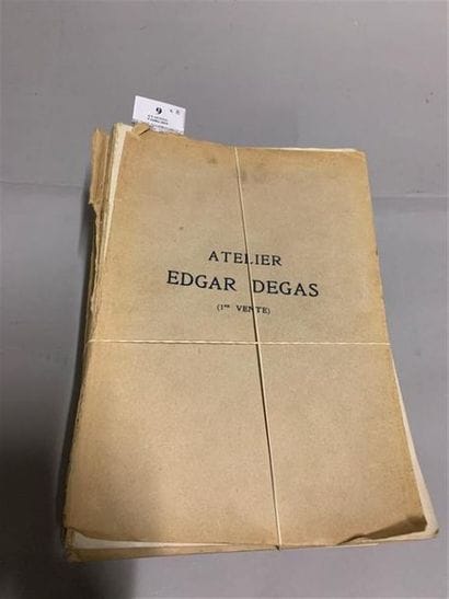 [DEGAS (Edgar)]. Ensemble de 8 vol. in-4...