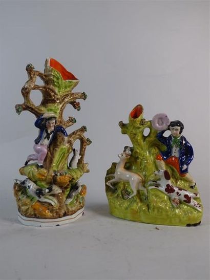 ANGLETERRE, Staffordshire. Deux groupes en...