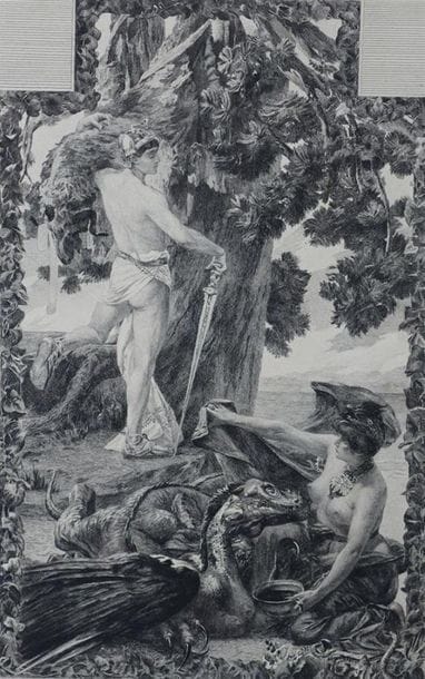 Albert MAIGNAN gravé par E. DECISY 