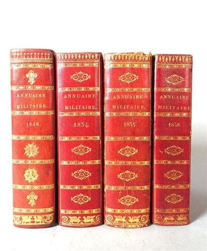 Annuaire militaire, 1826, 1834, 1835 et 1838....