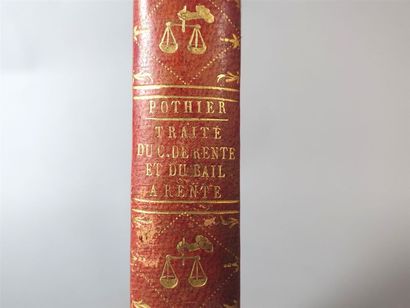 POTHIER. Traité du C. de rente et du bail...