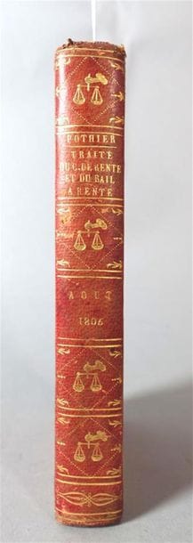 POTHIER. Traité du C. de rente et du bail...