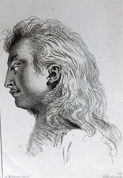 A.WATTEAU. 4 Gravures 