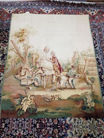 Tapisserie dans le goût d'Aubusson 