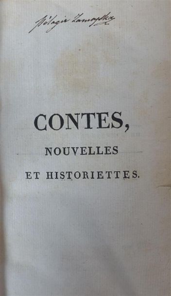 DEGENLIS. Contes Nouvelles. 2 volumes. Reliure...