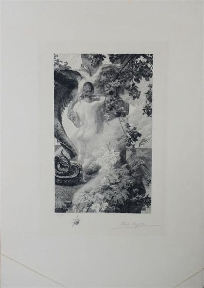 Albert MAIGNAN gravé par E. DECISY 