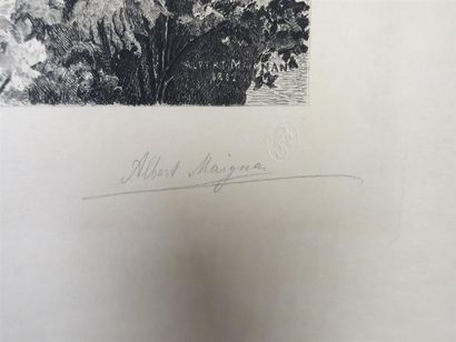 Albert MAIGNAN gravé par E. DECISY 