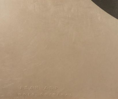 Jean ArpBois original, justifié en bas à...