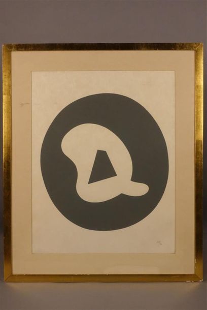 Jean ArpBois original, justifié en bas à...