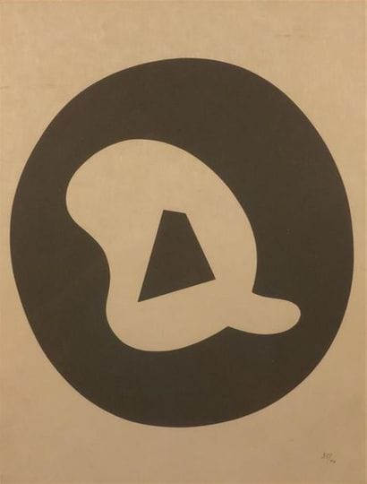 Jean ArpBois original, justifié en bas à...