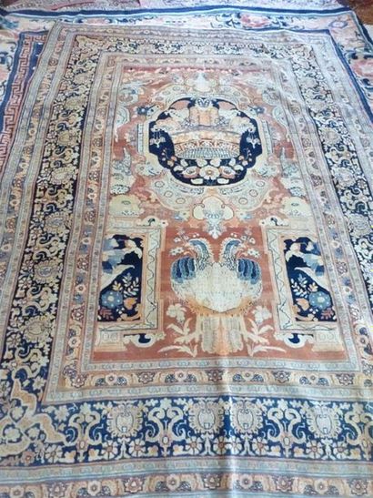Tapis TEBRIZ DJAFFER (chaîne et trame en...