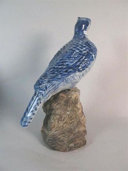 JAPON
Rapace en porcelaine bleu blanc sur...