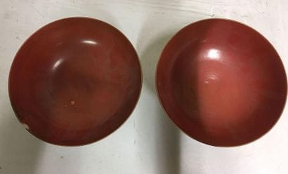 CHINE
Ensemble de pièces en céramique émaillée...