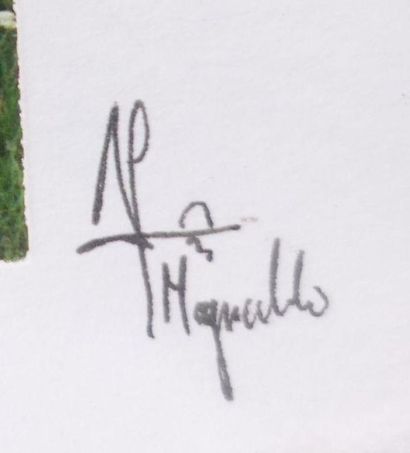 MAGNALDO.
Deux photographies
signées en bas...
