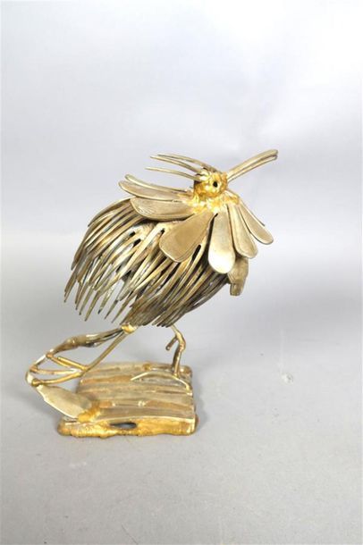 BOUVIER Gérard (né en 1942) 
Oiseau constitué...