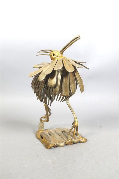 BOUVIER Gérard (né en 1942) 
Oiseau constitué...