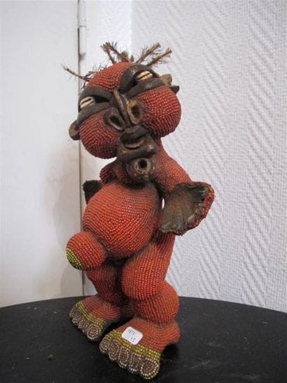 De style du Cameroun (?). Statuette fétiche,...