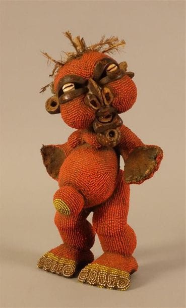 De style du Cameroun (?). Statuette fétiche,...