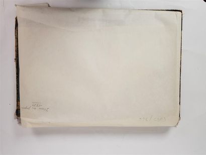 Icône grecque sur papier.
Pigments sur papier...