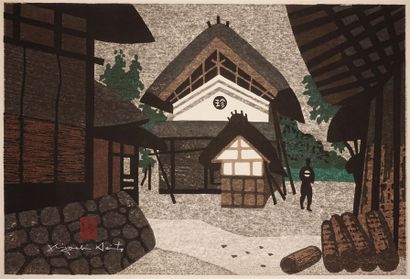SAITO Kiyoshi (1907-1997). Deux estampes...