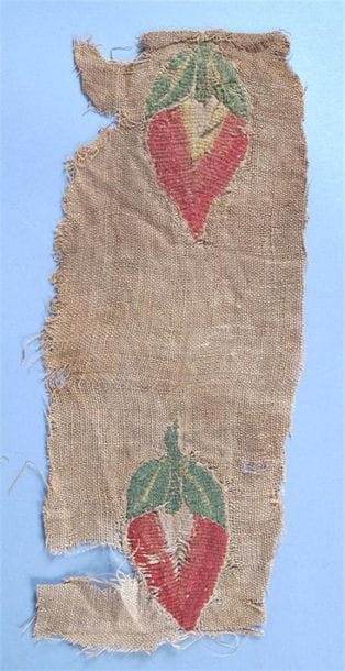 Ensemble de huit fragments de textiles C...