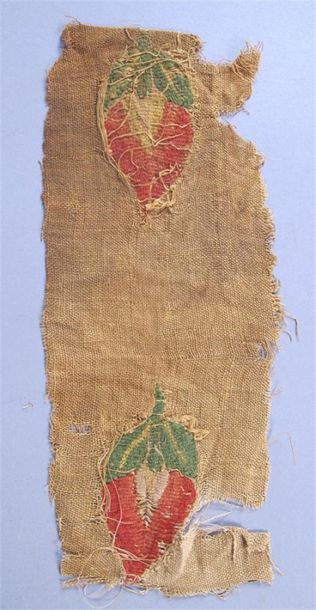 Ensemble de huit fragments de textiles C...