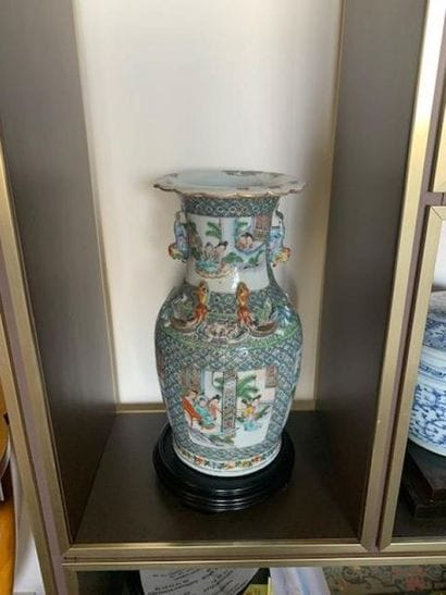 Vase en porcelaine de Canton
Chine, début...