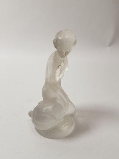 LALIQUE France.
Statuette «  Léda et le cygne »
Épreuve...