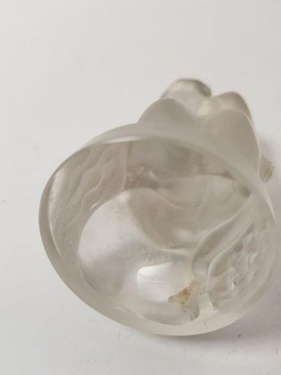 LALIQUE France.
Statuette «  Léda et le cygne »
Épreuve...