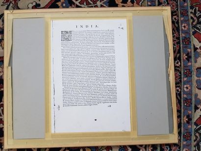Ensemble de 7 cartes d'Europe encadrées
(comportent...