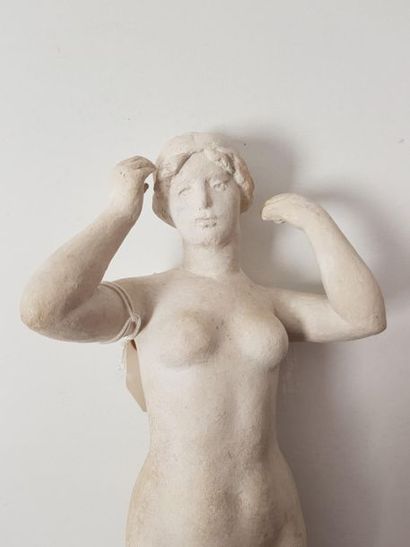 d'après Aristide MAILLOL 
Femme nue les bras...