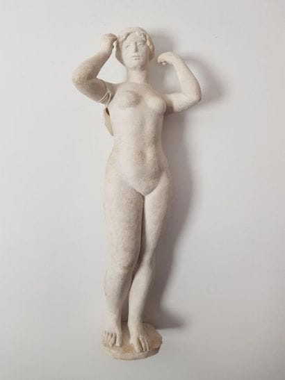 d'après Aristide MAILLOL 
Femme nue les bras...