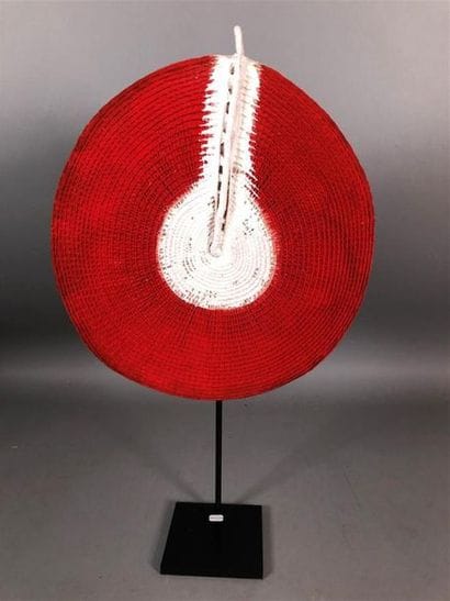 Petit chapeau Zulu, en coton, socle inclu
Diam....